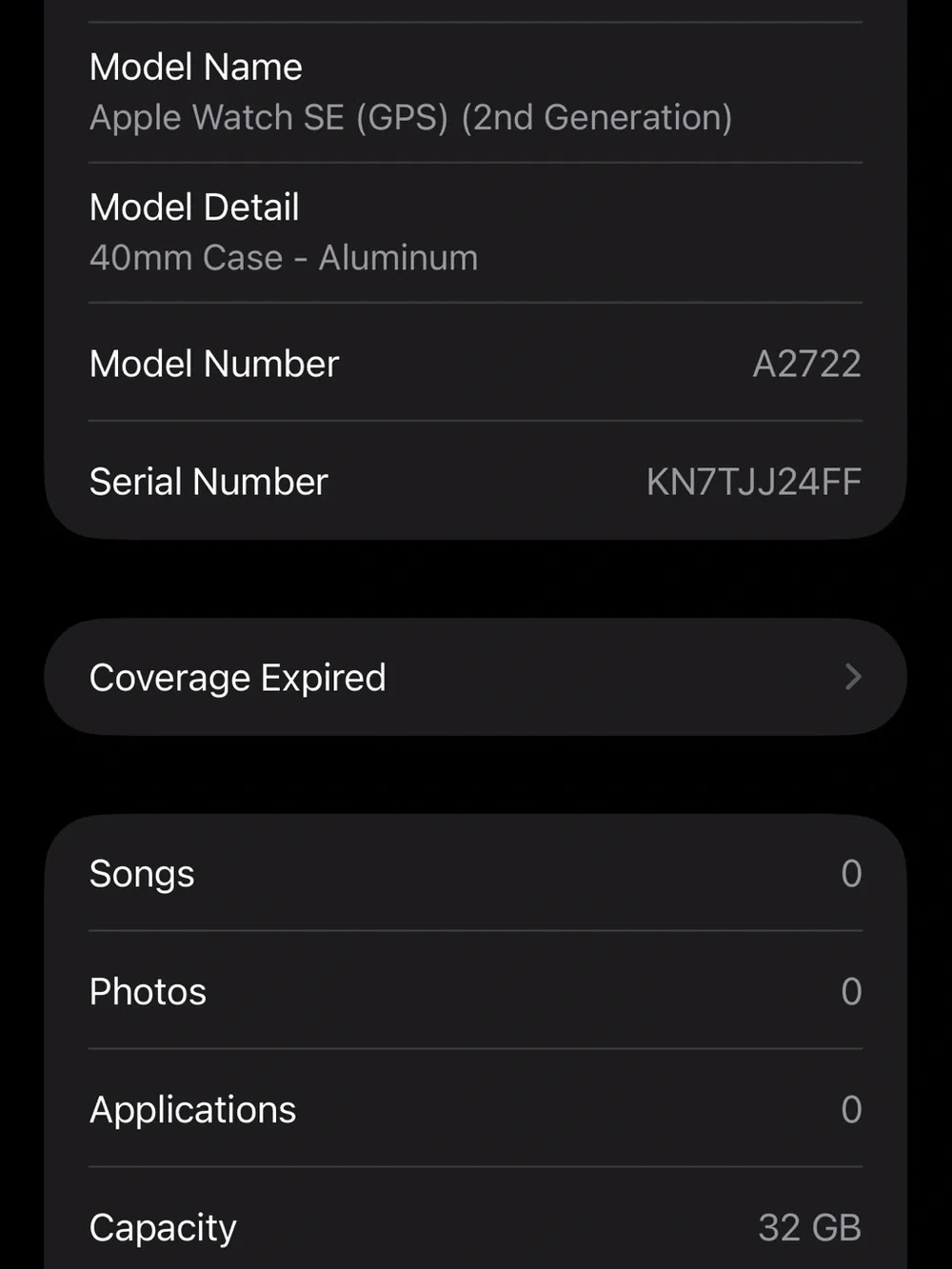 Apple Watch SE 2 (GPS) Starlight 40mm case